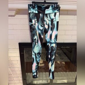 #2 NWT Adidas Aeroready Girls Sz 16 Color Swirl Leggings